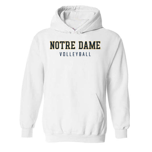 Notre Dame - NCAA Women's Volleyball : Ella Sandt - Classic Shersey Hooded Sweatshirt