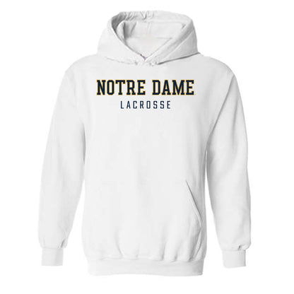 Notre Dame - NCAA Men's Lacrosse : Declan Cooke - Classic Shersey Hooded Sweatshirt-0