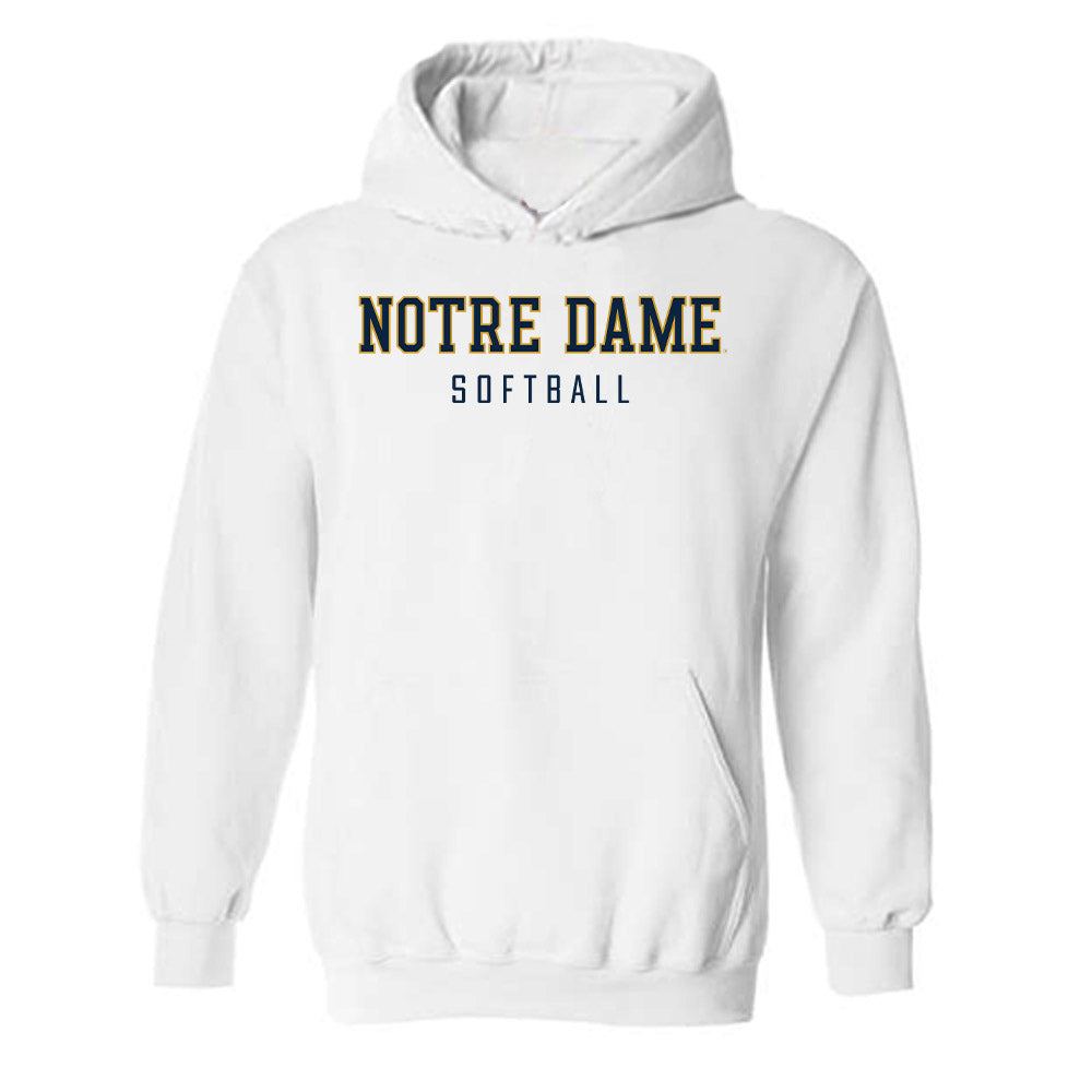Notre Dame - NCAA Softball : Micaela Kastor - Classic Shersey Hooded Sweatshirt-0
