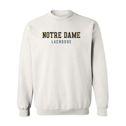 Notre Dame - NCAA Men's Lacrosse : Christian Gallaher - Classic Shersey Crewneck Sweatshirt-0