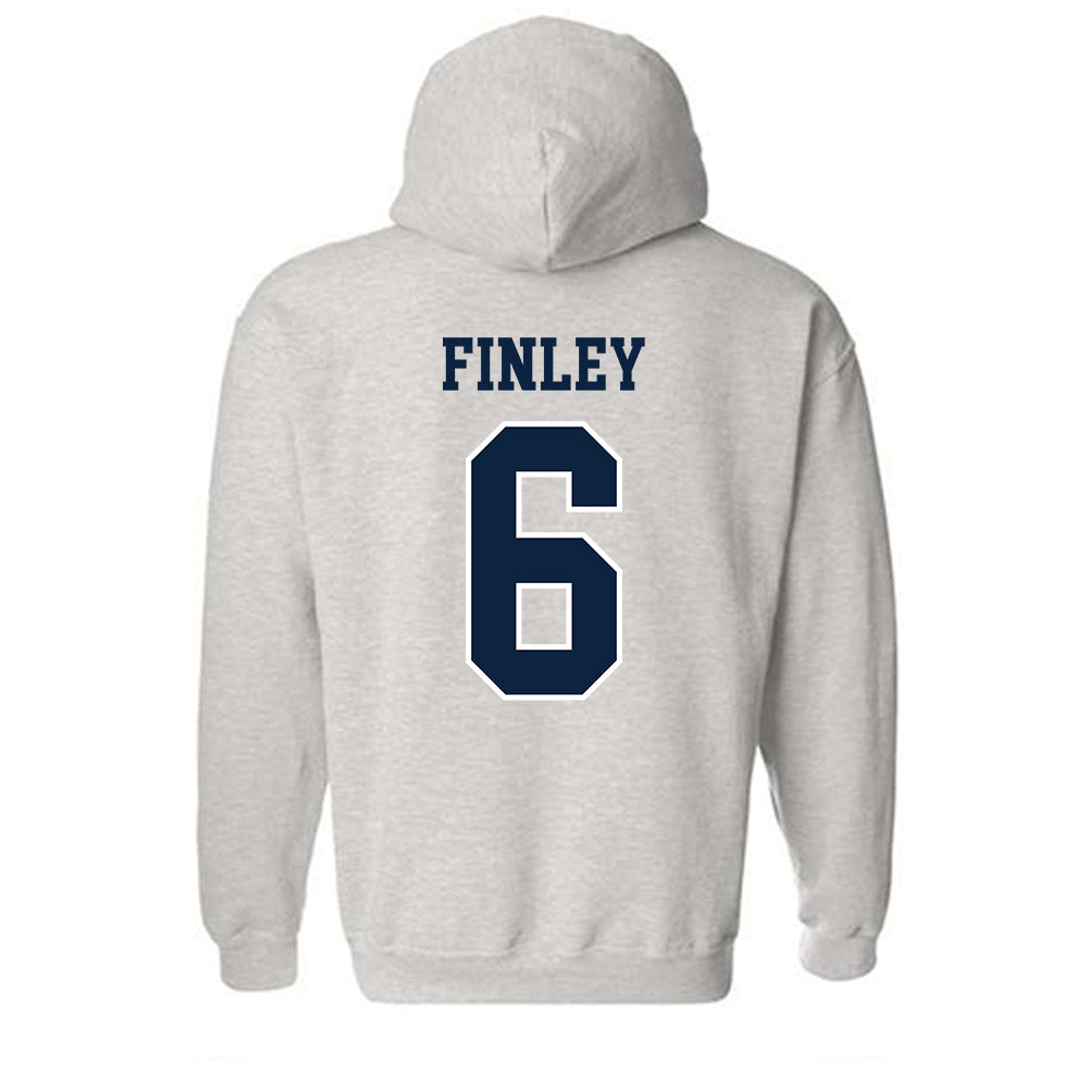 Notre Dame - NCAA Men's Lacrosse : Fisher Finley - Classic Shersey Hooded Sweatshirt-1