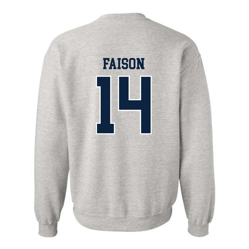 Notre Dame - NCAA Men's Lacrosse : Jordan Faison - Classic Shersey Crewneck Sweatshirt-1