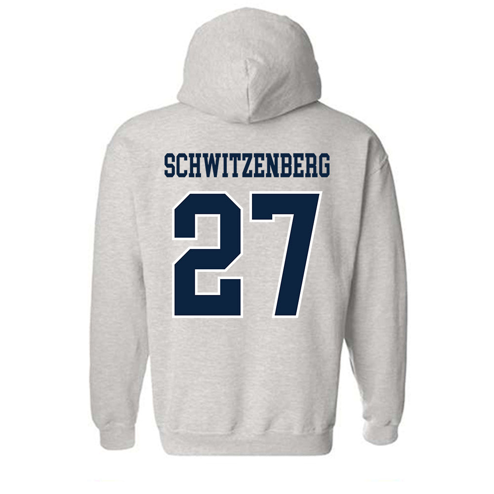 Notre Dame - NCAA Men's Lacrosse : Nate Schwitzenberg - Classic Shersey Hooded Sweatshirt-1