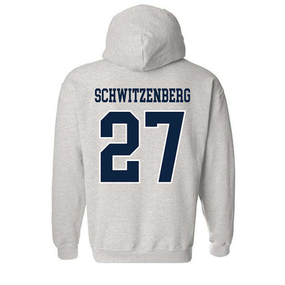 Notre Dame - NCAA Men's Lacrosse : Nate Schwitzenberg - Classic Shersey Hooded Sweatshirt-1