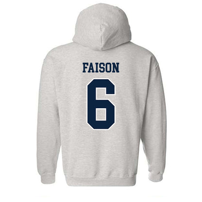 Notre Dame - NCAA Football : Jordan Faison - Classic Shersey Hooded Sweatshirt-1