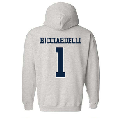 Notre Dame - NCAA Men's Lacrosse : Thomas Ricciardelli - Classic Shersey Hooded Sweatshirt-1