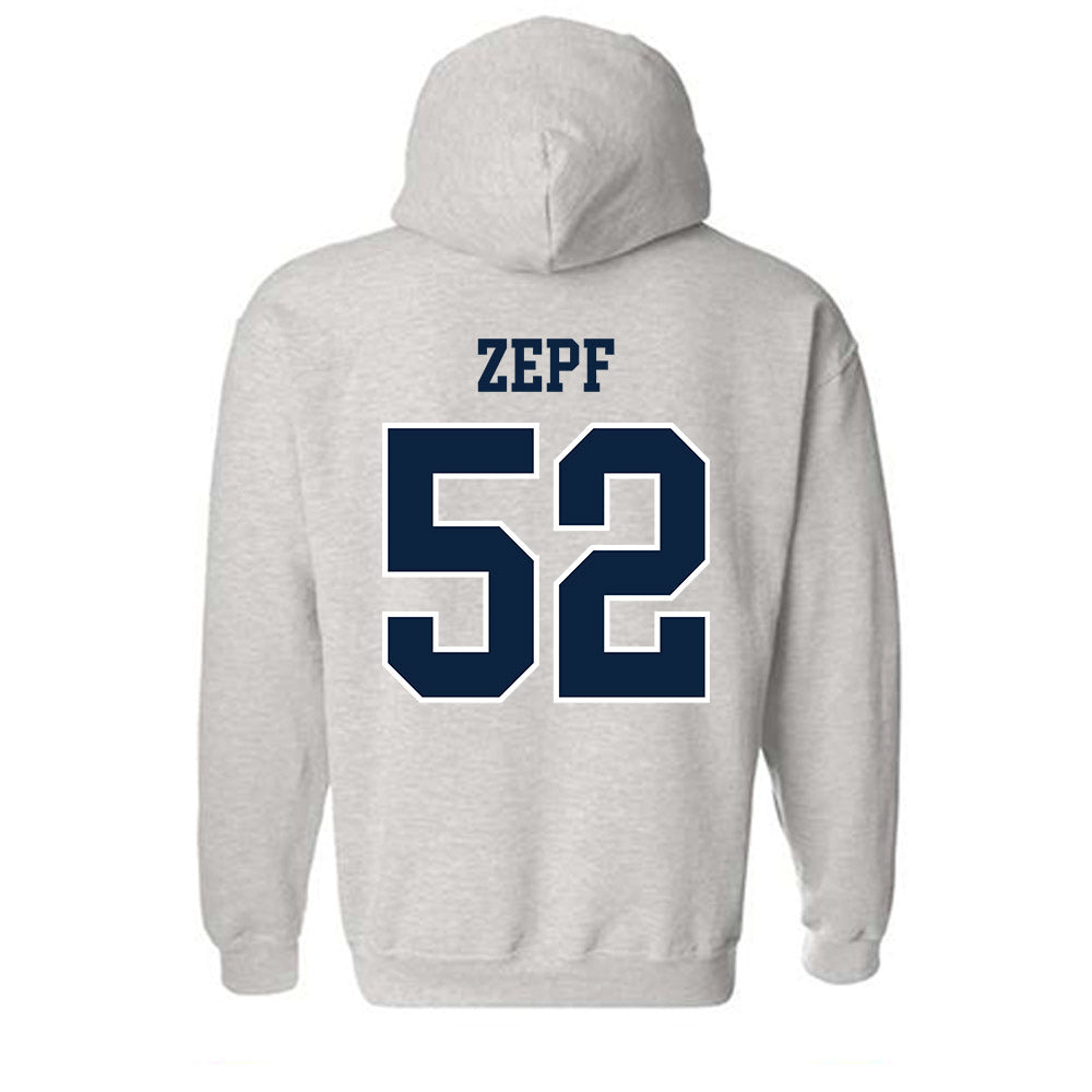 Notre Dame - NCAA Men's Lacrosse : Alex Zepf - Classic Shersey Hooded Sweatshirt-1