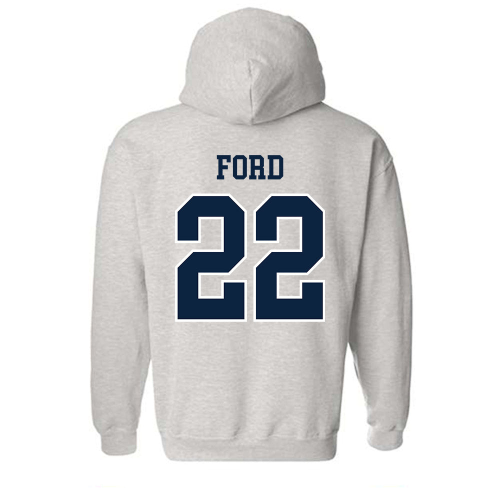 Notre Dame - NCAA Football : Devyn Ford - Classic Shersey Hooded Sweatshirt-1