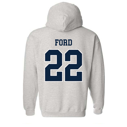 Notre Dame - NCAA Football : Devyn Ford - Classic Shersey Hooded Sweatshirt-1