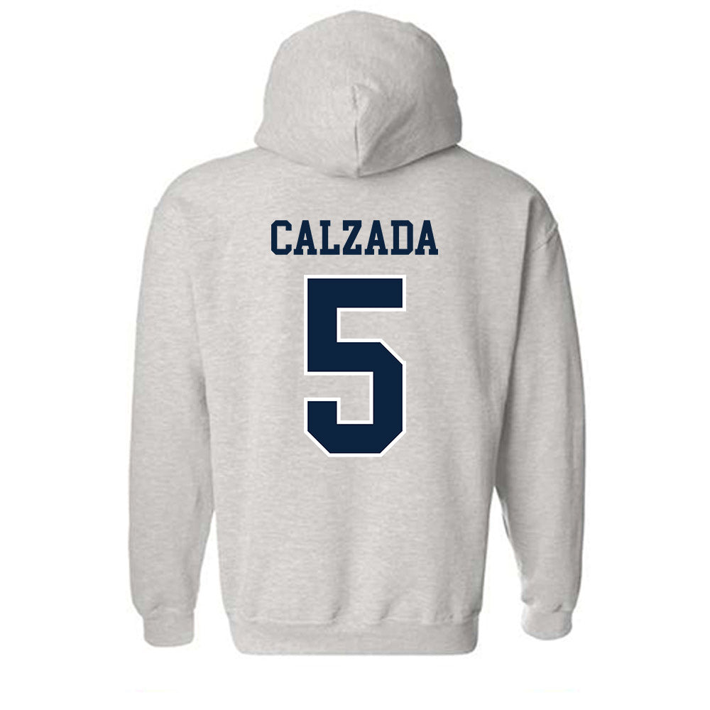 Notre Dame - NCAA Women's Soccer : Carolyn Calzada - Classic Shersey Hooded Sweatshirt-1