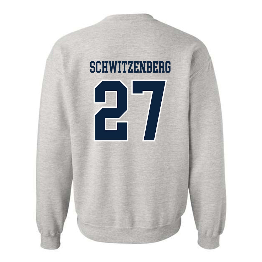 Notre Dame - NCAA Men's Lacrosse : Nate Schwitzenberg - Classic Shersey Crewneck Sweatshirt-1