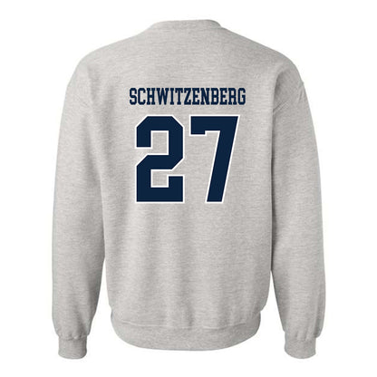 Notre Dame - NCAA Men's Lacrosse : Nate Schwitzenberg - Classic Shersey Crewneck Sweatshirt-1