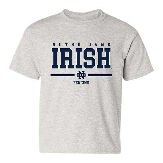 Notre Dame - NCAA Women's Fencing : Ryanne Leslie - Classic Shersey Youth T-Shirt