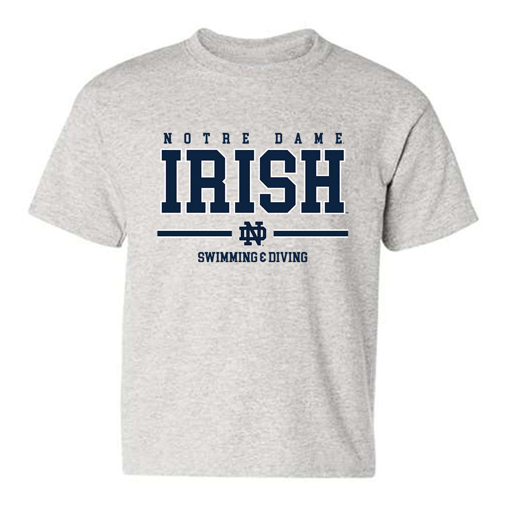 Notre Dame - NCAA Men's Swimming & Diving : Min-Gyo Jang - Classic Shersey Youth T-Shirt-0