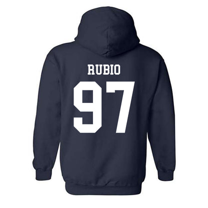 Notre Dame - NCAA Football : Gabriel Rubio - Classic Shersey Hooded Sweatshirt-1