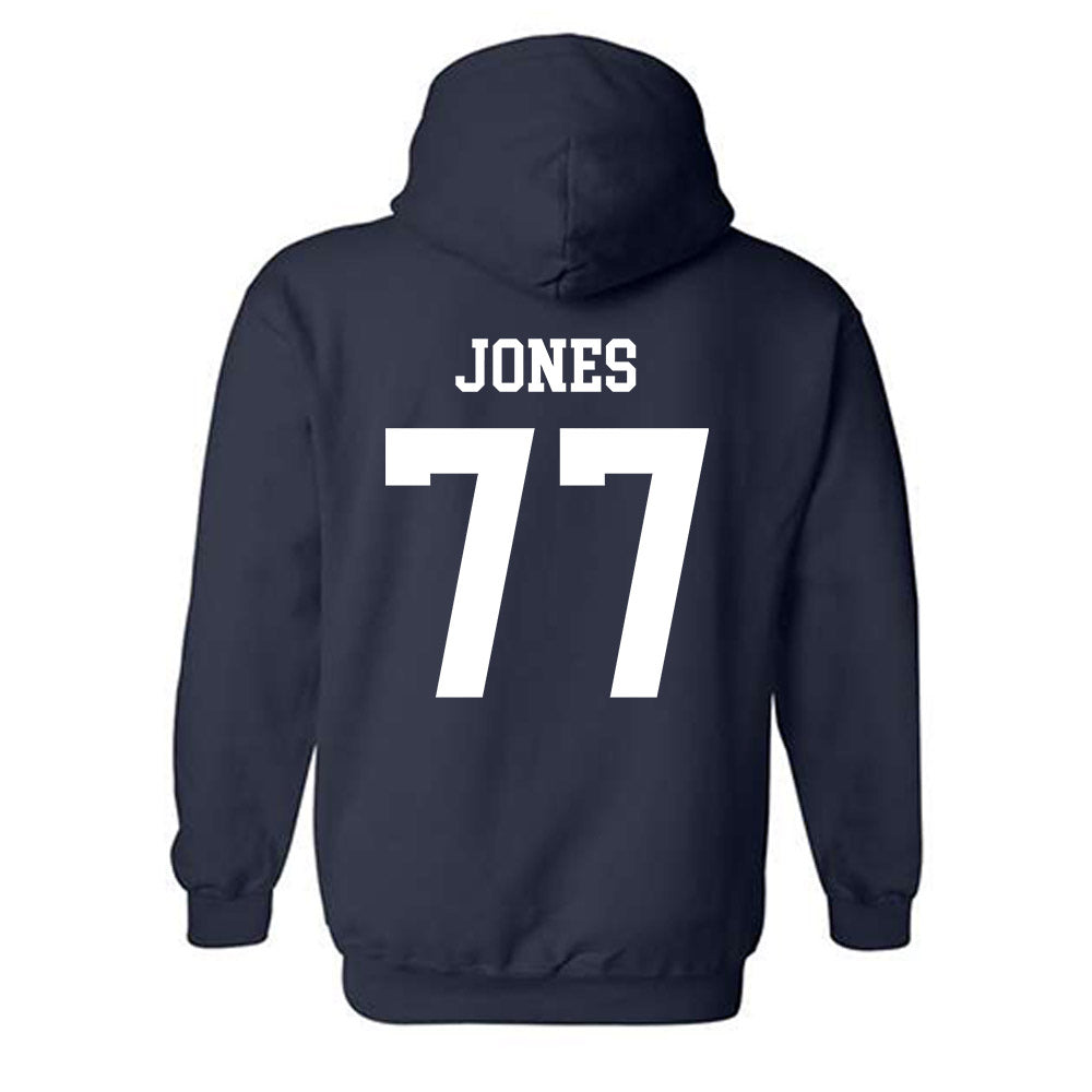 Notre Dame - NCAA Football : Peter Jones - Classic Shersey Hooded Sweatshirt-1