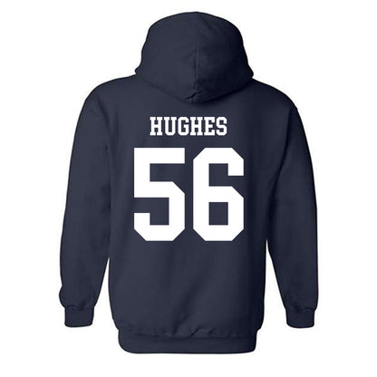 Notre Dame - NCAA Football : Elijah Hughes - Classic Shersey Hooded Sweatshirt-1