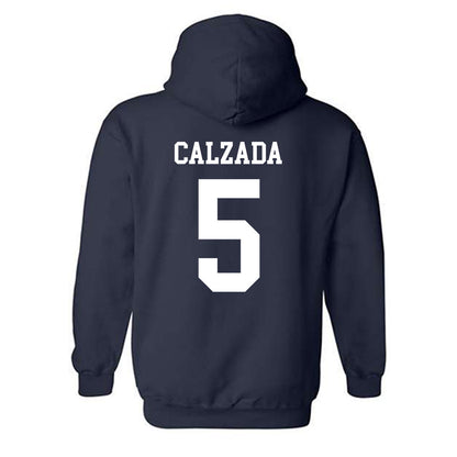 Notre Dame - NCAA Women's Soccer : Carolyn Calzada - Classic Shersey Hooded Sweatshirt-1