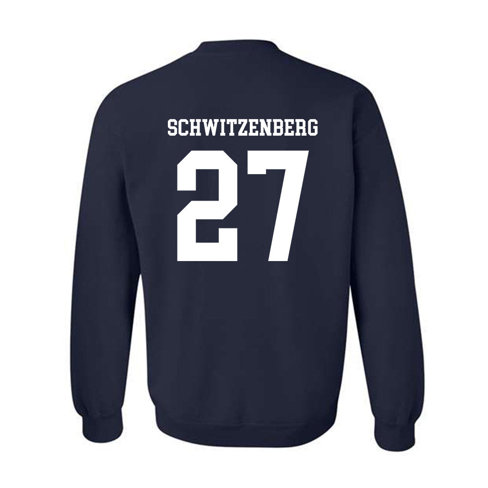 Notre Dame - NCAA Men's Lacrosse : Nate Schwitzenberg - Classic Shersey Crewneck Sweatshirt-1