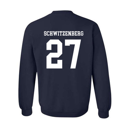 Notre Dame - NCAA Men's Lacrosse : Nate Schwitzenberg - Classic Shersey Crewneck Sweatshirt-1