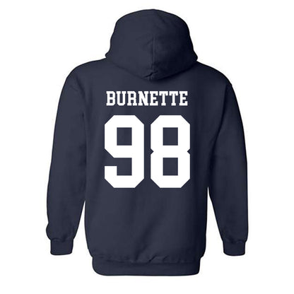 Notre Dame - NCAA Football : Noah Burnette - Classic Shersey Hooded Sweatshirt-1