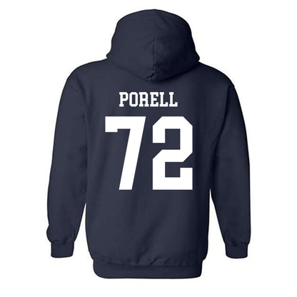 Notre Dame - NCAA Men's Lacrosse : Thomas Porell - Classic Shersey Hooded Sweatshirt-1