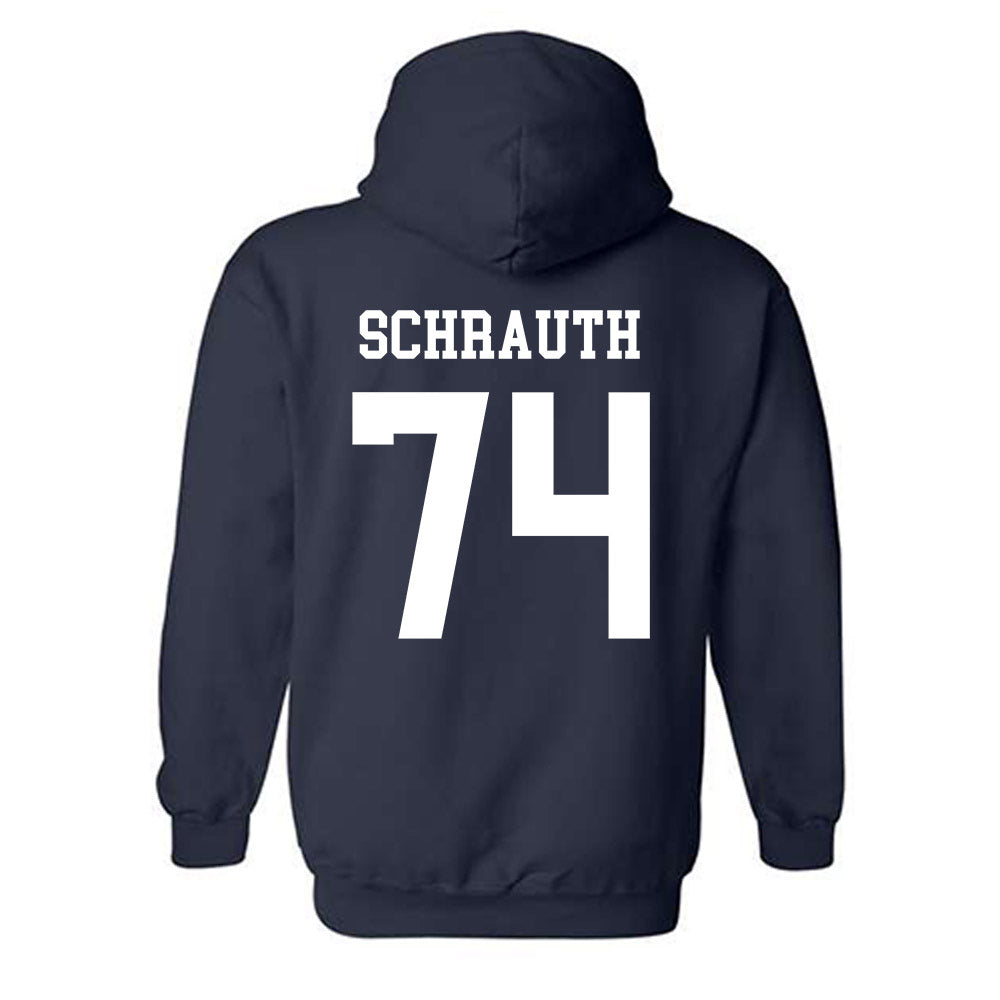Notre Dame - NCAA Football : Billy Schrauth - Classic Shersey Hooded Sweatshirt-1