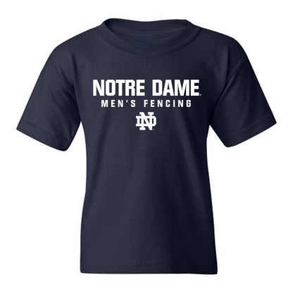 Notre Dame - NCAA Men's Fencing : Christopher Chong - Classic Shersey Youth T-Shirt