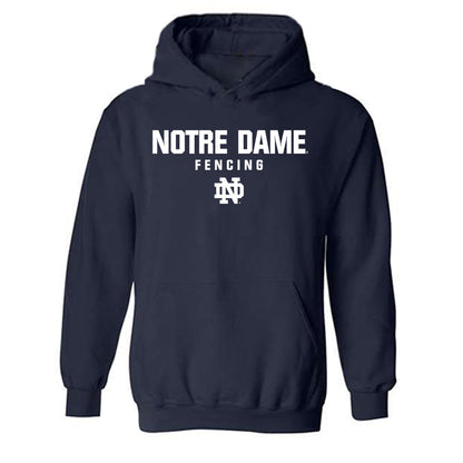 Notre Dame - NCAA Women's Fencing : Kyle Fallon - Classic Shersey Hooded Sweatshirt-0