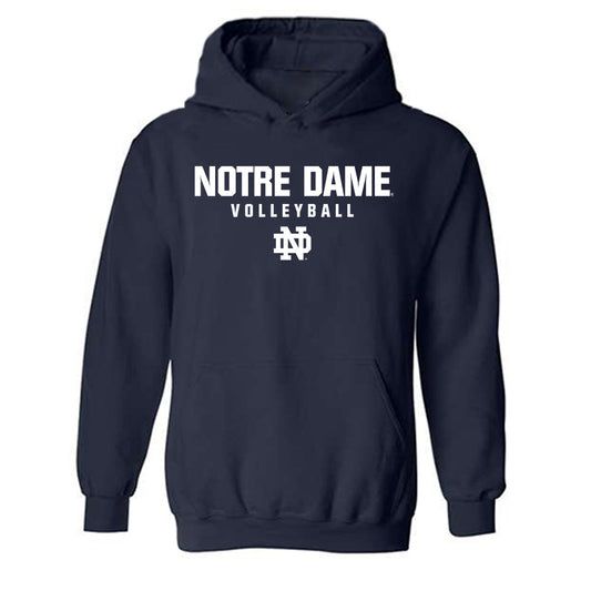 Notre Dame - NCAA Women's Volleyball : Mia Radeff - Classic Shersey Hooded Sweatshirt-0