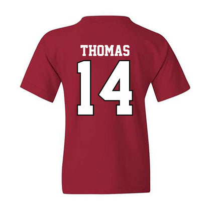 Oklahoma - NCAA Football : Elijah Thomas - Classic Shersey Youth T-Shirt-1