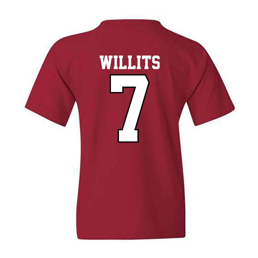 Oklahoma - NCAA Baseball : Jaxon Willits - Classic Shersey Youth T-Shirt-1