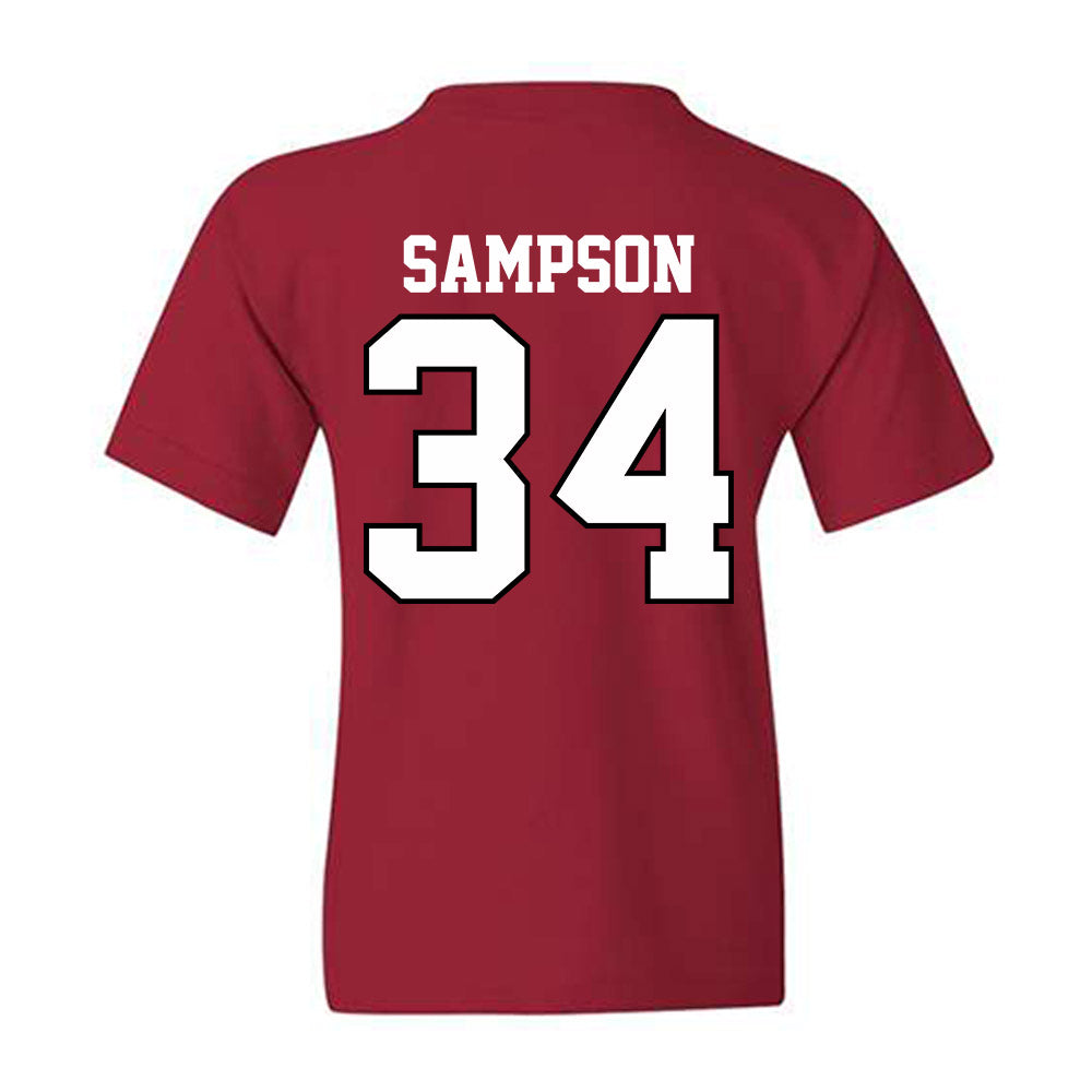 Oklahoma - NCAA Baseball : Beau Sampson - Classic Shersey Youth T-Shirt-1