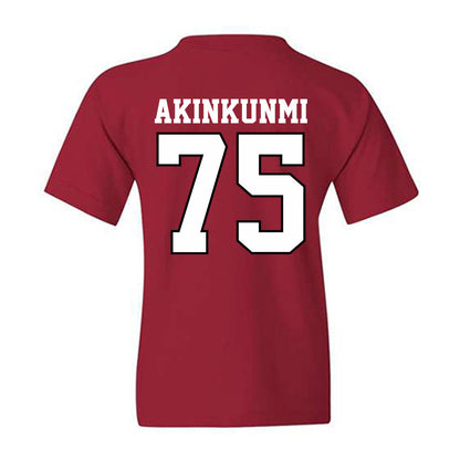Oklahoma - NCAA Football : Daniel Akinkunmi - Classic Shersey Youth T-Shirt-1