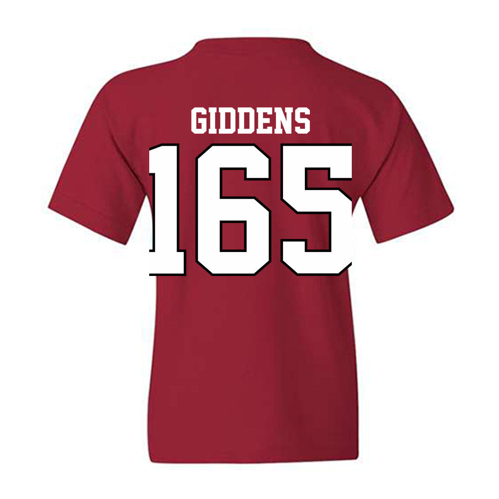 Oklahoma - NCAA Wrestling : Clay Giddens - Classic Shersey Youth T-Shirt-1