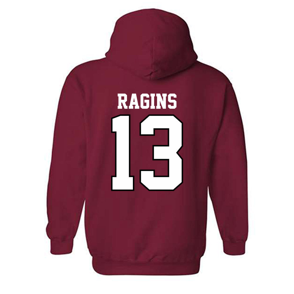 Oklahoma - NCAA Football : Zion Ragins - Classic Shersey Hooded Sweatshirt-1