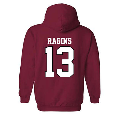 Oklahoma - NCAA Football : Zion Ragins - Classic Shersey Hooded Sweatshirt-1