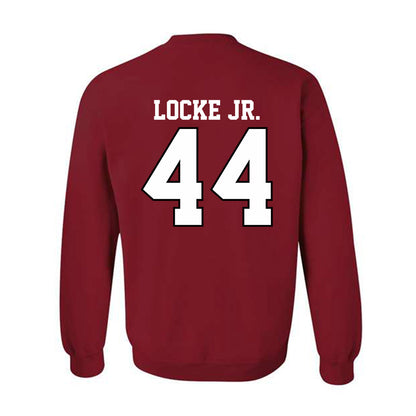 Oklahoma - NCAA Football : John Locke Jr. - Classic Shersey Crewneck Sweatshirt-1