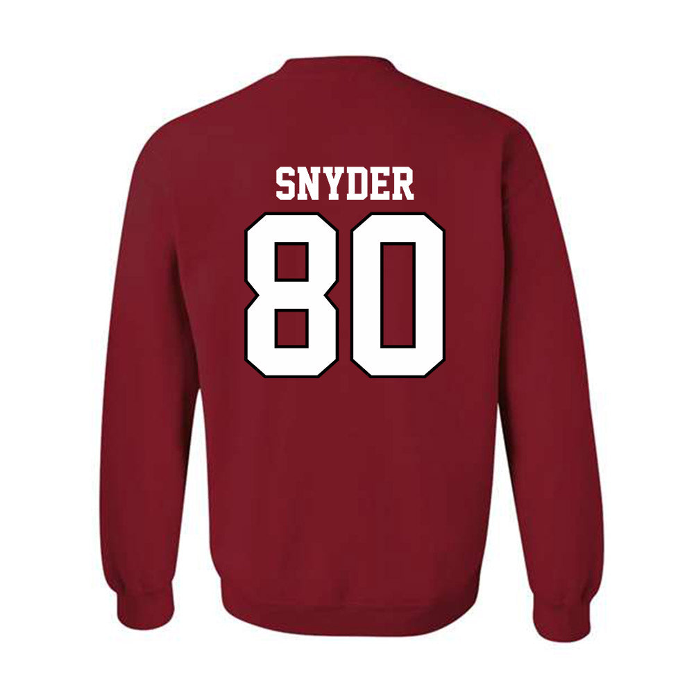 Oklahoma - NCAA Football : Jakeb Snyder - Classic Shersey Crewneck Sweatshirt-1