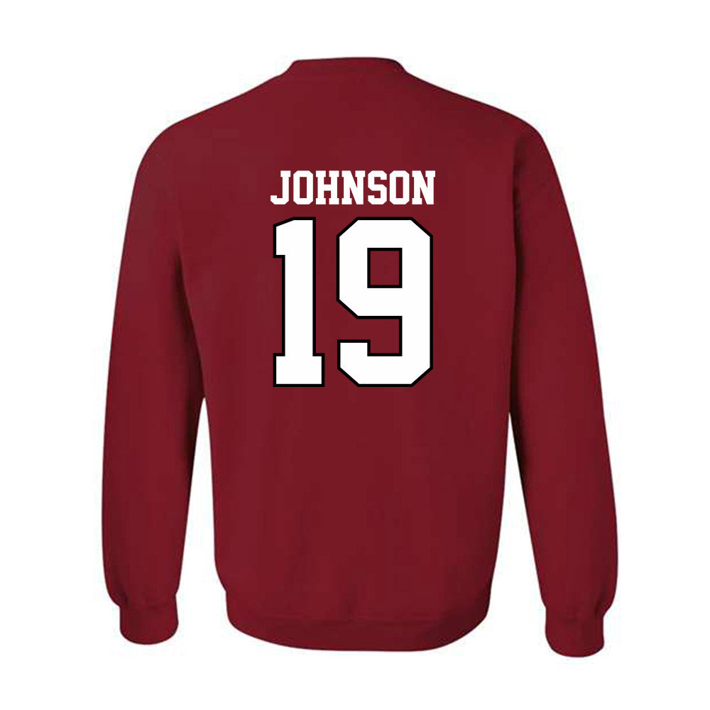 Oklahoma - NCAA Football : Jacobe Johnson - Classic Shersey Crewneck Sweatshirt-1