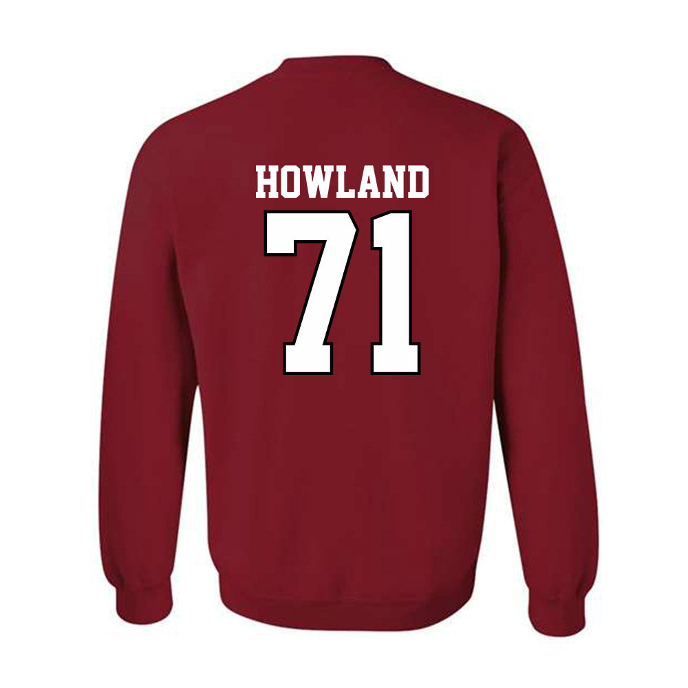 Oklahoma - NCAA Football : Logan Howland - Classic Shersey Crewneck Sweatshirt-1