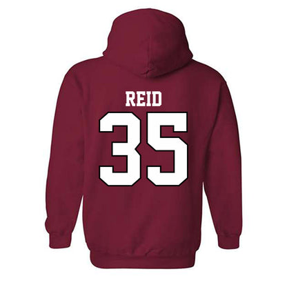 Oklahoma - NCAA Men's Basketball : Derrion Reid - Classic Shersey Hooded Sweatshirt-1