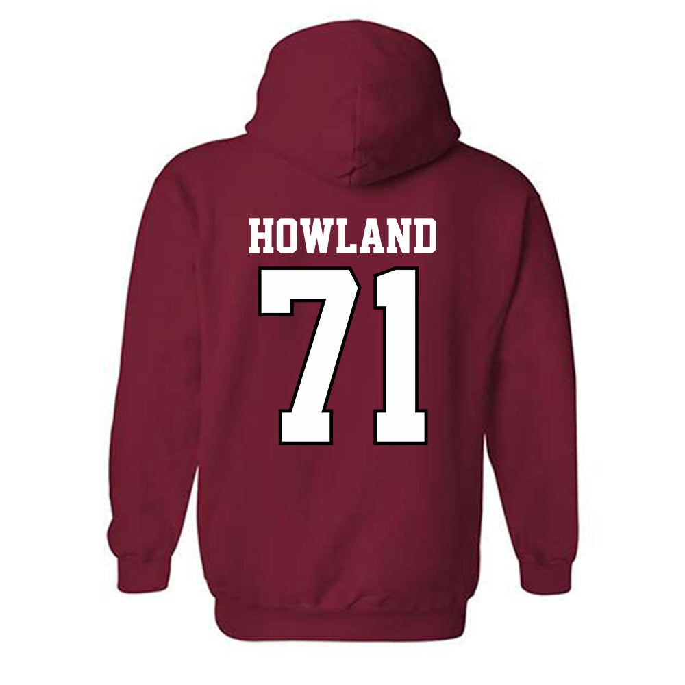 Oklahoma - NCAA Football : Logan Howland - Classic Shersey Hooded Sweatshirt-1