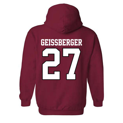  - NCAA Women's Volleyball : Kari Geissberger - Classic Shersey Hooded Sweatshirt-1