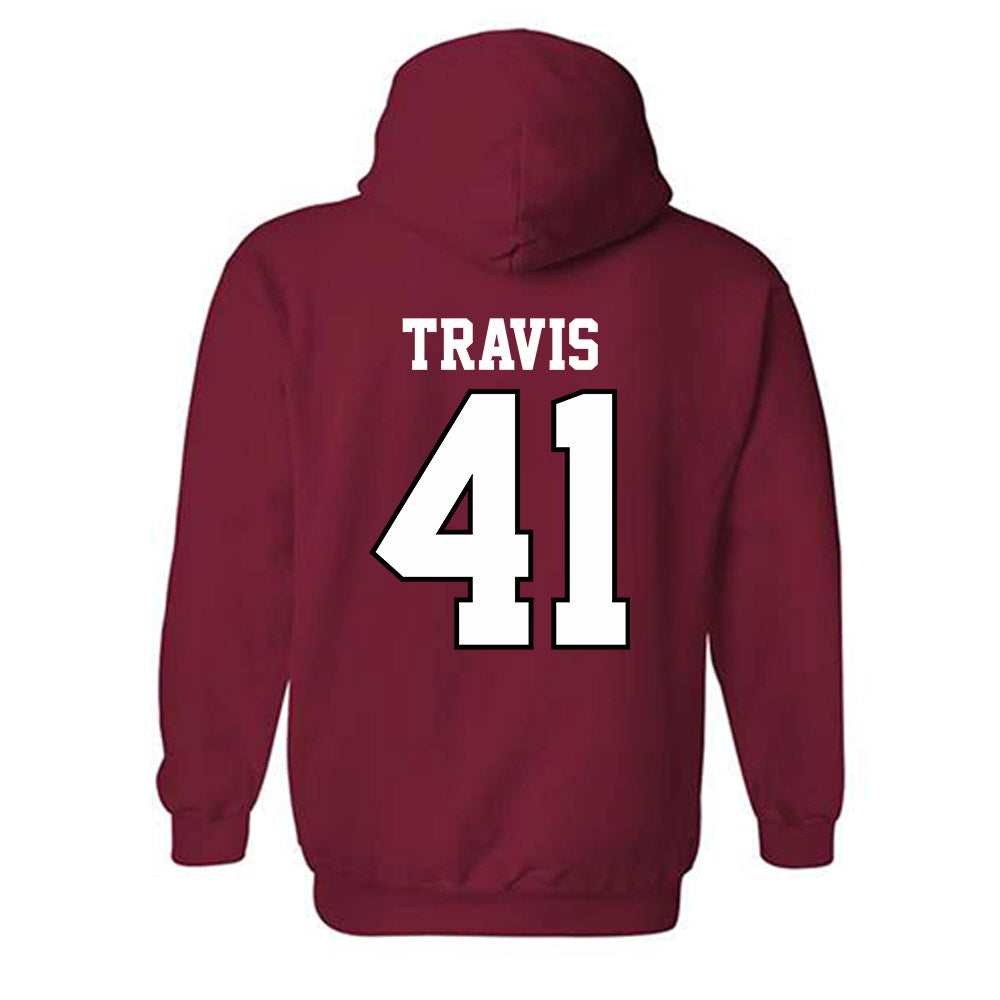 Oklahoma - NCAA Football : Barrett Travis - Classic Shersey Hooded Sweatshirt-1