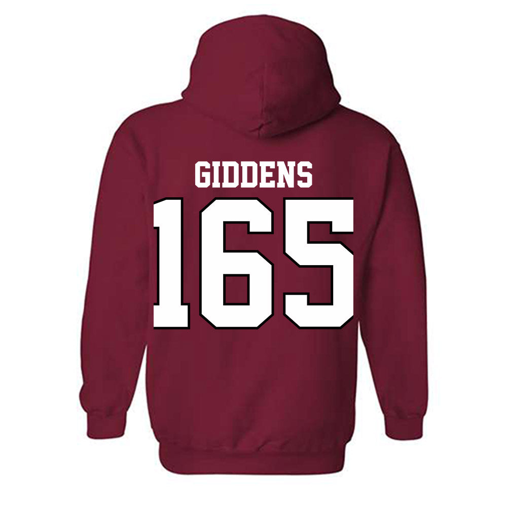 Oklahoma - NCAA Wrestling : Clay Giddens - Classic Shersey Hooded Sweatshirt-1