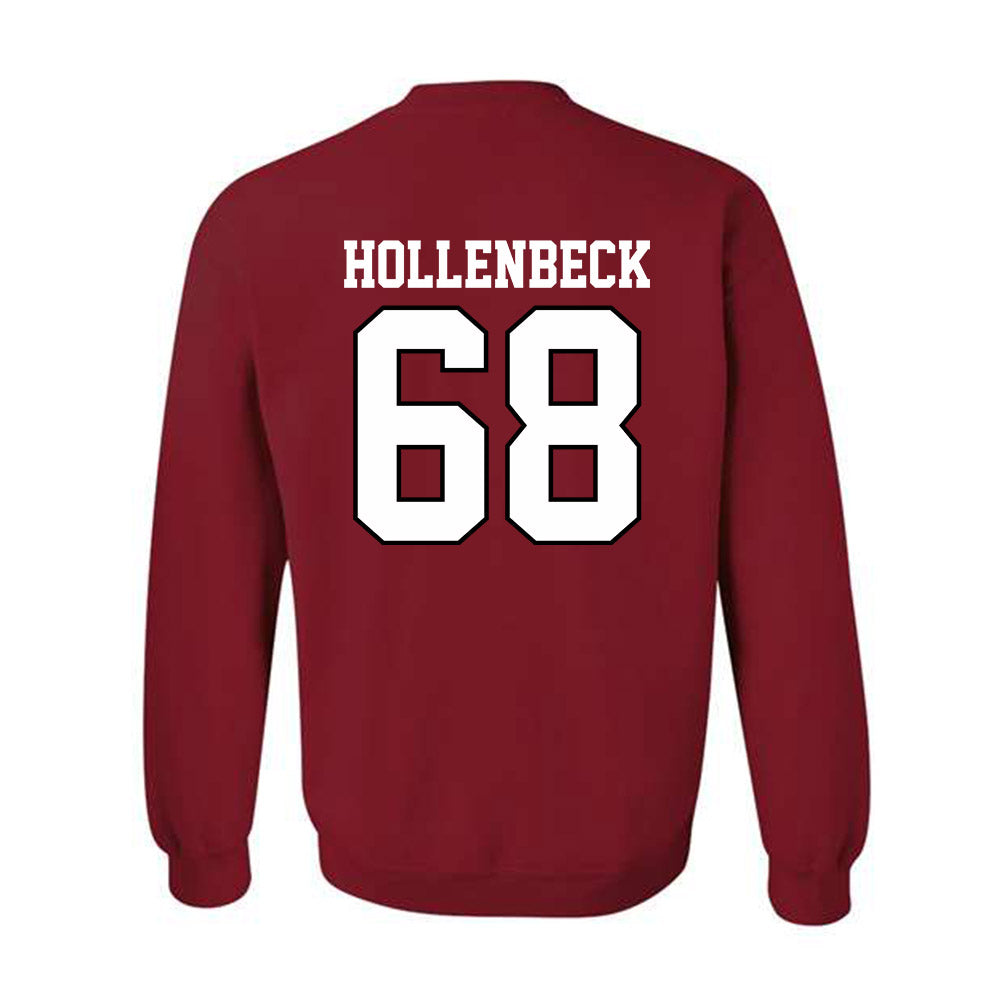 Oklahoma - NCAA Football : Owen Hollenbeck - Classic Shersey Crewneck Sweatshirt-1