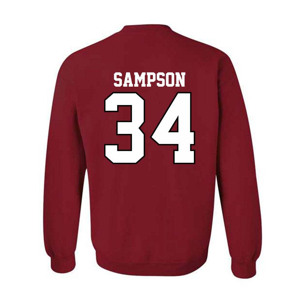 Oklahoma - NCAA Baseball : Beau Sampson - Classic Shersey Crewneck Sweatshirt-1