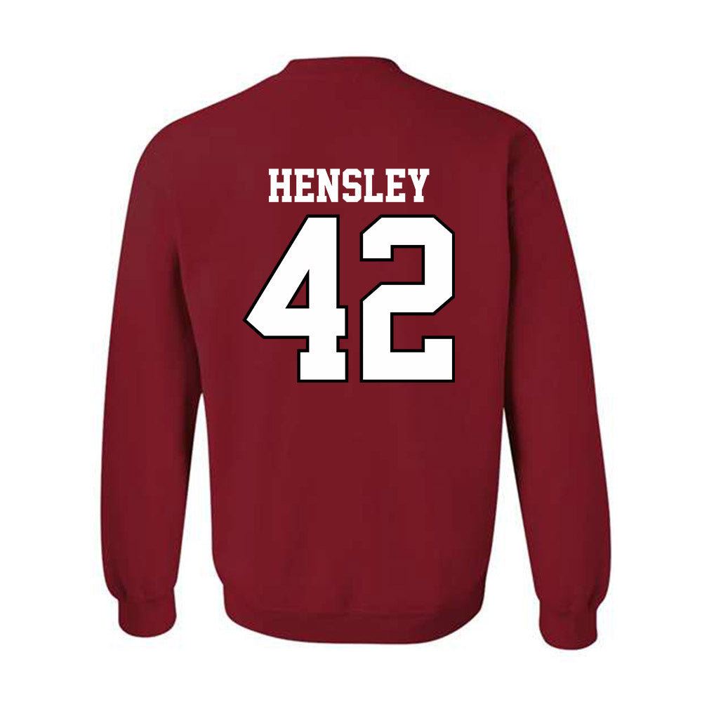 Oklahoma - NCAA Baseball : Reid Hensley - Classic Shersey Crewneck Sweatshirt-1