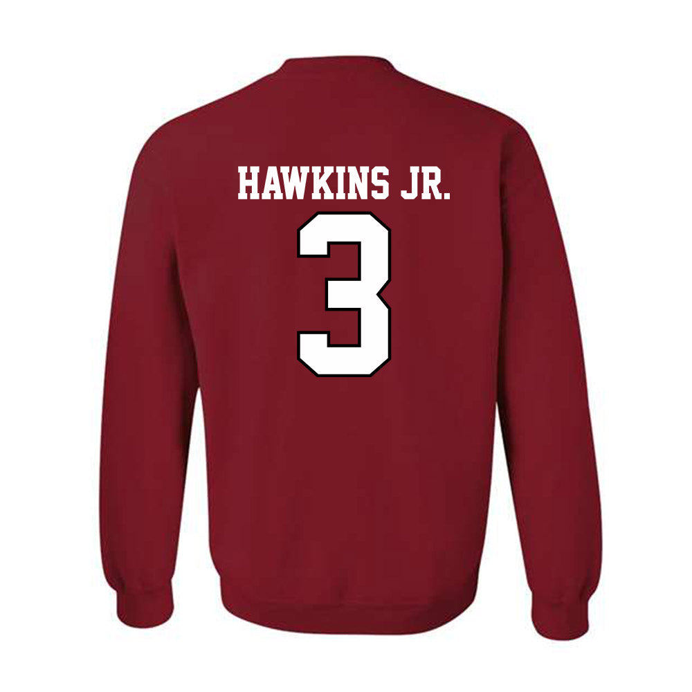 Oklahoma - NCAA Football : Michael Hawkins Jr. - Classic Shersey Crewneck Sweatshirt-1